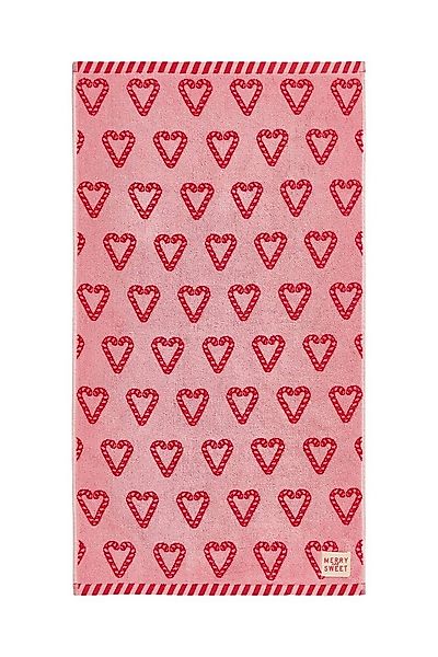 Next Handtuch Handtuch mit weihnachtlichem Zuckerstangenmotiv, (1-St) günstig online kaufen