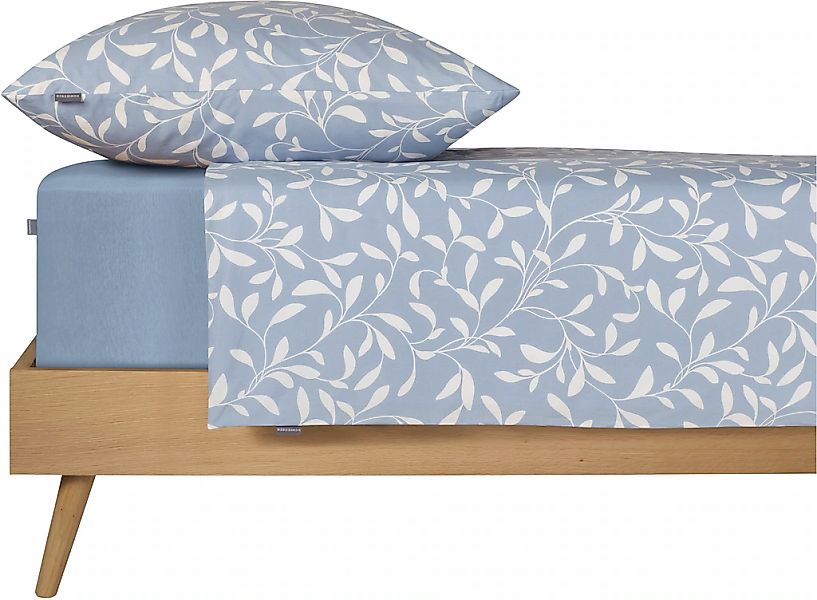 Schiesser Bettwäsche »Liliebeth aus weicher Baumwolle mit elegantem Blattmu günstig online kaufen