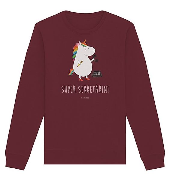 Mr. & Mrs. Panda Longpullover Einhorn Sekretärin Größe M - Burgundy - Gesch günstig online kaufen