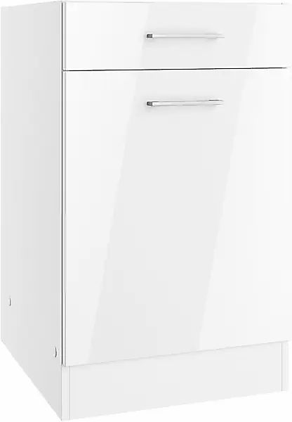 KOCHSTATION Unterschrank »KS-Milan« Unterschrank 50 cm, matte oder hochglän günstig online kaufen