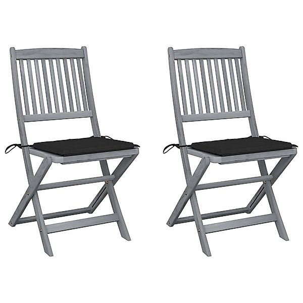 vidaXL Gartenstuhl Klappbare Gartenstühle 2 Stk. günstig online kaufen