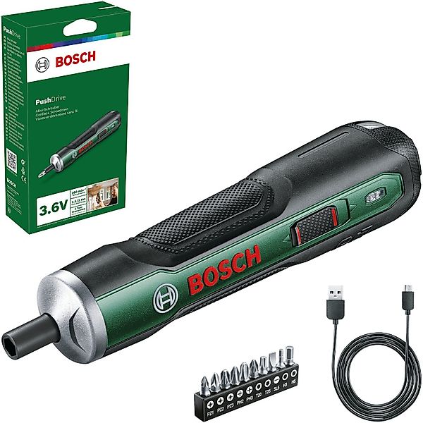 Bosch Home & Garden Akku-Schrauber PushDrive, günstig online kaufen