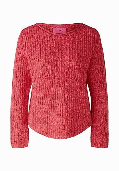 Oui Rundhalspullover NAOLIN Pullover Baumwollmischung günstig online kaufen