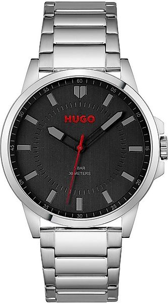 HUGO Quarzuhr #FIRST 1530246, Armbanduhr, Herrenuhr, Mineralglas, Edelstahl günstig online kaufen