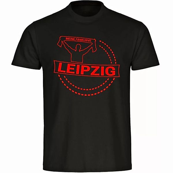 multifanshop T-Shirt Herren Leipzig - Meine Fankurve - Männer günstig online kaufen