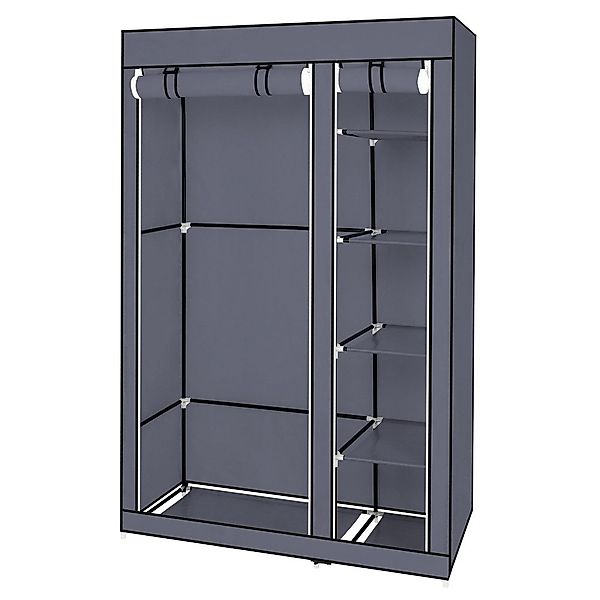 HT Kleiderschrank mit Vliesstoff und Aufhängestange, günstig online kaufen