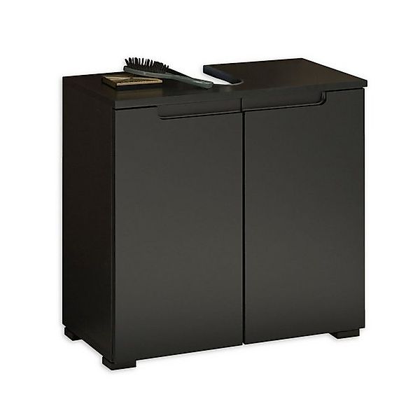 PREISBRECHER Waschbeckenunterschrank Spice in Schwarz matt günstig online kaufen