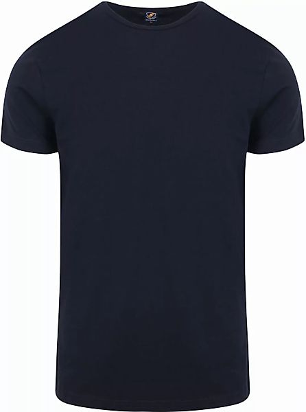 Suitable Ota T-Shirt Rundhalsausschnitt Marineblau 2-Pack - Größe S günstig online kaufen