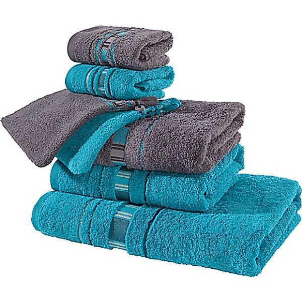 Erwin Müller Handtücher Frottier-Set "Achern" 7-tlg., günstig online kaufen