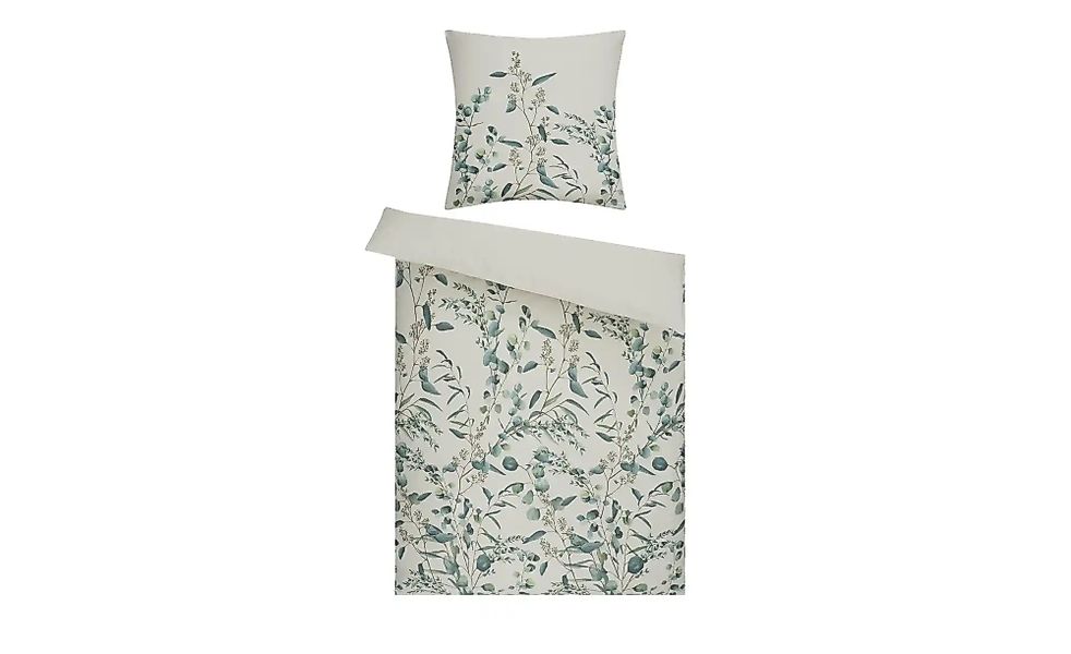 Como Green Satin Bettwäsche  Eucalyptus ¦ grün ¦ Maße (cm): B: 135 Bettware günstig online kaufen