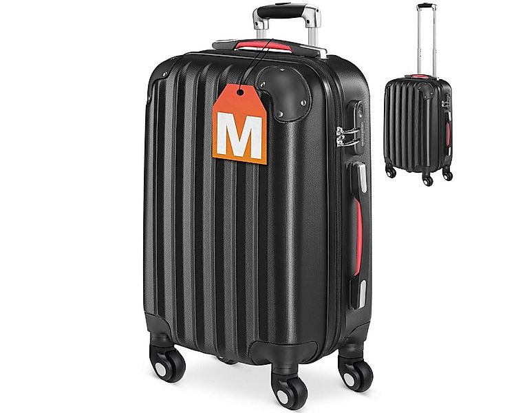 monzana Hartschalen-Trolley, 4 Rollen Rollen, 55x34x20cm Handgepäck mit Rol günstig online kaufen