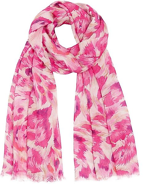 Caspar Modeschal SC533 Damen Sommer Schal aus weichem Modal Animal Print, L günstig online kaufen