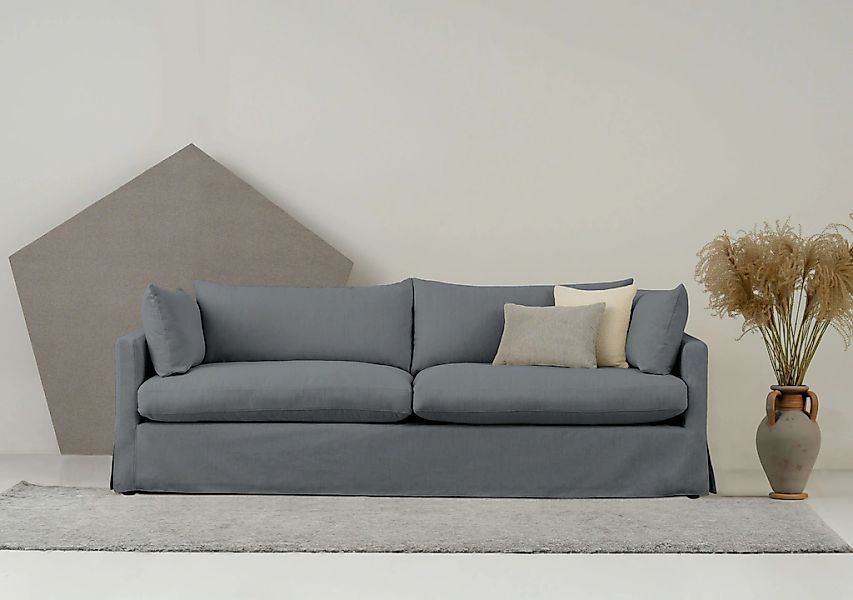 andas 3-Sitzer "Joucas, Hussensofa, Breite 244 cm" extra tiefe Sitzfläche, günstig online kaufen