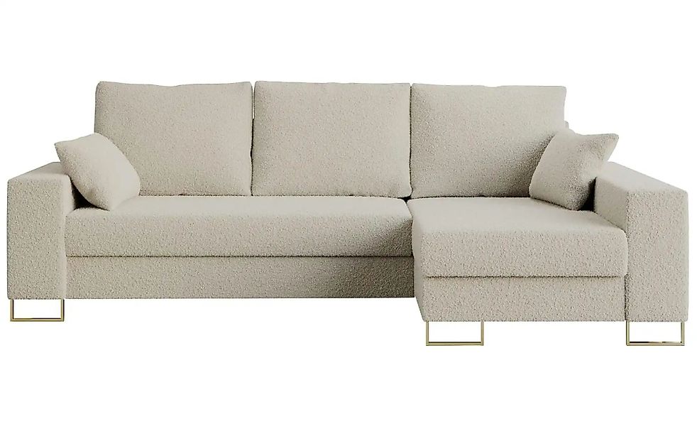 Ecksofa mit Schlaffunktion Dorain ¦ beige ¦ Maße (cm): B: 242 H: 85 Polster günstig online kaufen