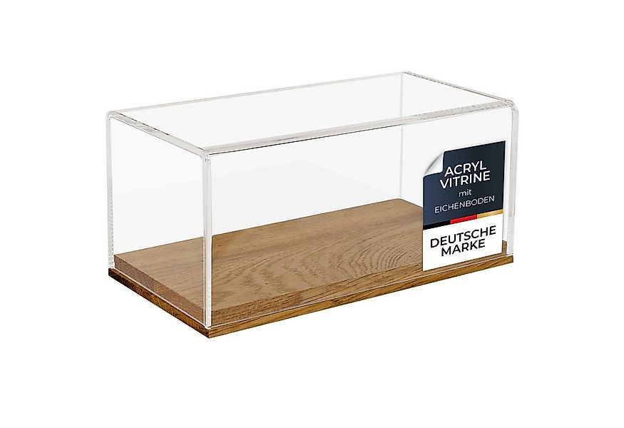 HMF Vitrine Eleganter Acryl Schaukasten mit Holzsockel für Modellautos Samm günstig online kaufen