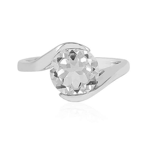 Cavill Solitärring Cavill Silberring platinbeschichtet 2,16 ct weißer Topas günstig online kaufen