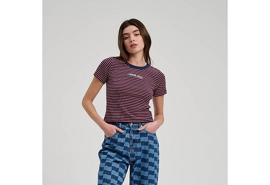 Santa Cruz T-Shirt STRIP LOGO EMB T-SHIRT günstig online kaufen