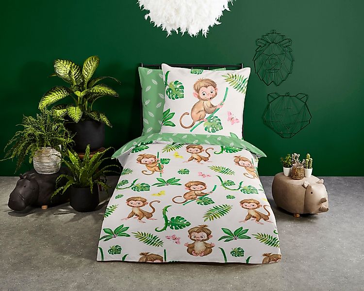good morning Kinderbettwäsche »Play«, 100% Baumwolle, 135x200, Reißverschlu günstig online kaufen