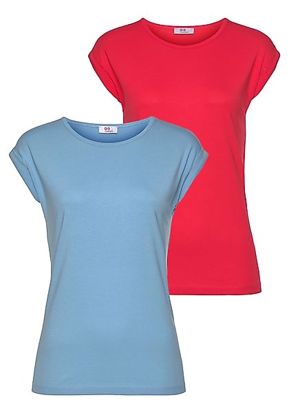 Flashlights T-Shirt, (2er-Pack), mit überschnittenen Schultern & kleinem Är günstig online kaufen