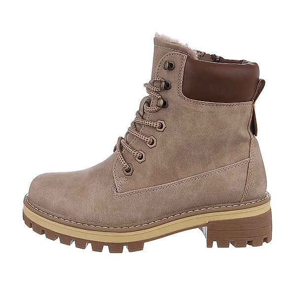 Ital-Design Damen Schnürschuhe Freizeit Schnürstiefelette (84556944) günstig online kaufen