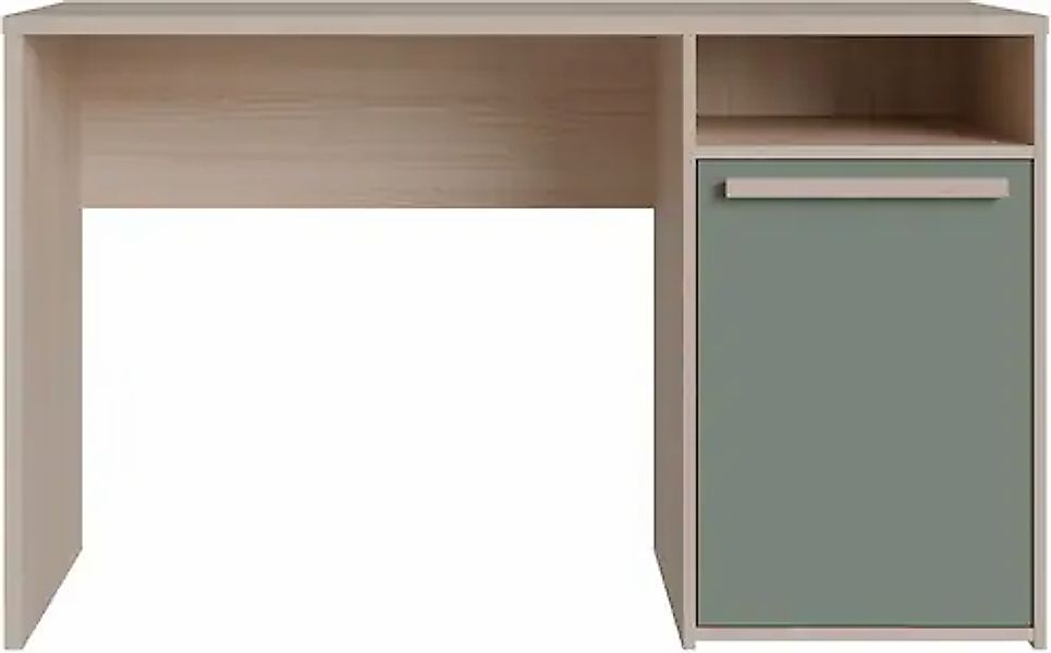 FORTE Schreibtisch »Capaia« Echtholzgriffe, verstellbarer Einlegeboden, Bre günstig online kaufen