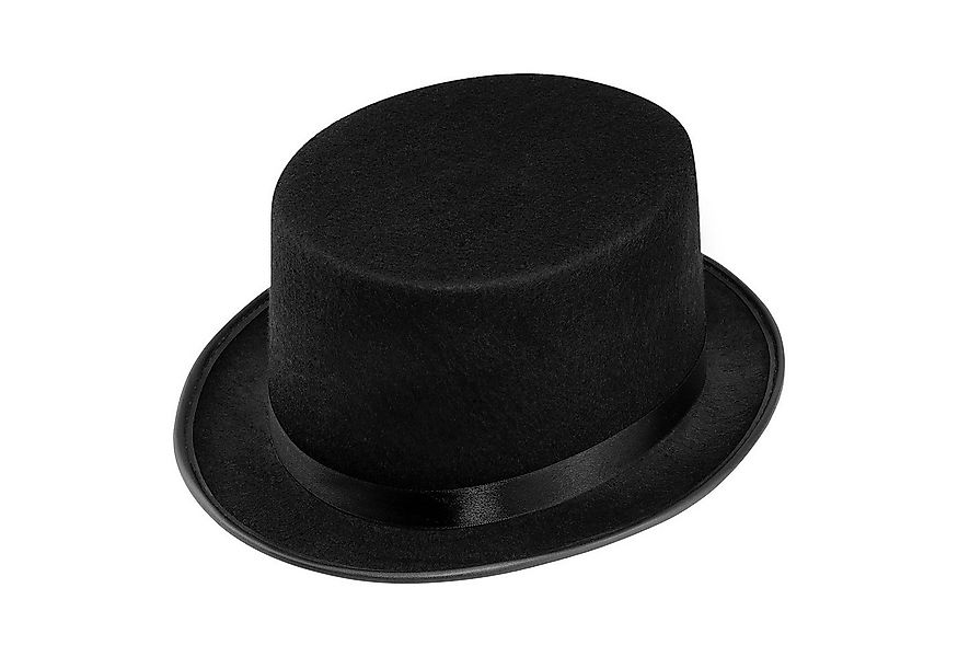 Wellgro Zylinder Zylinderhut - schwarz mit Satinband günstig online kaufen