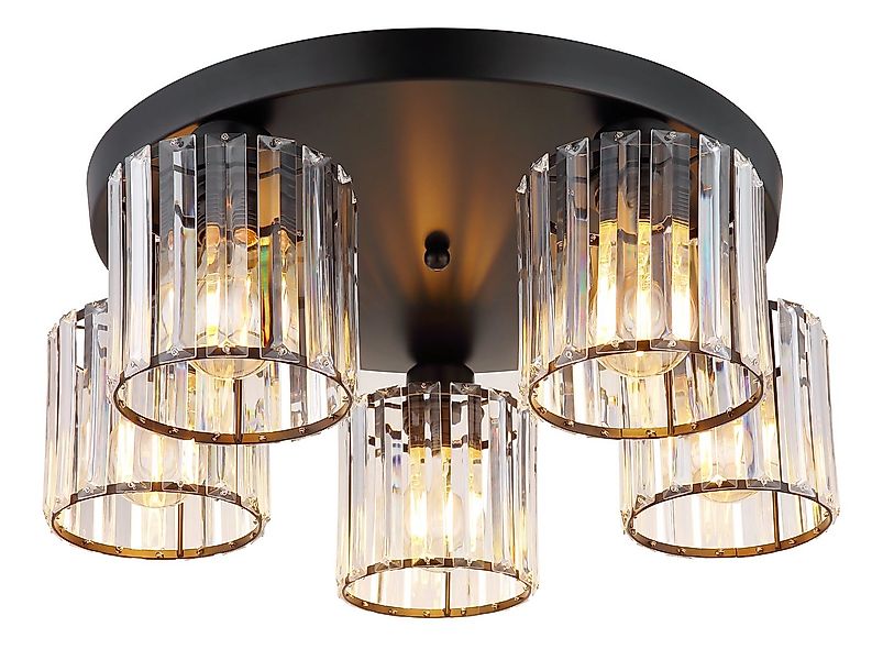 GLOBO LIGHTING Deckenleuchte JORDANA, ohne Leuchtmittel, Deckenlampe/Krista günstig online kaufen