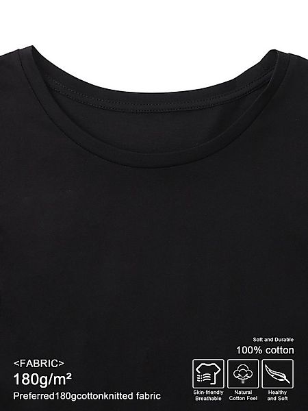 PYLIKE Rundhalsshirt Damen Festlich Basic-Shirts Kurzarm Tops MIT Weihnacht günstig online kaufen