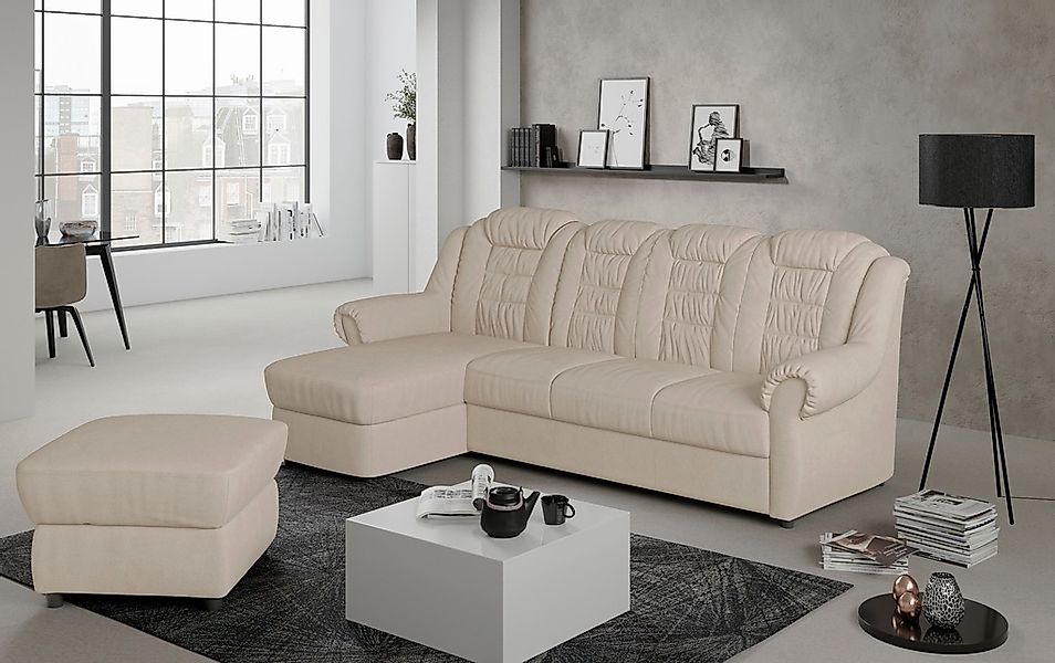Home affaire Ecksofa "Boston L-Form", Gemütliches Ecksofa mit hoher Rückenl günstig online kaufen