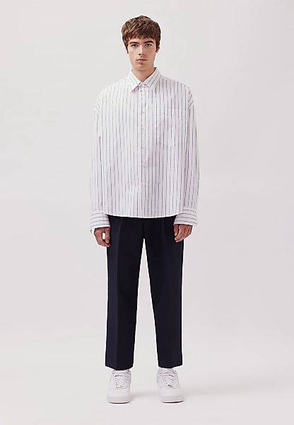 studio seidensticker Oversized 1/1 Kentkragen Gestreift günstig online kaufen