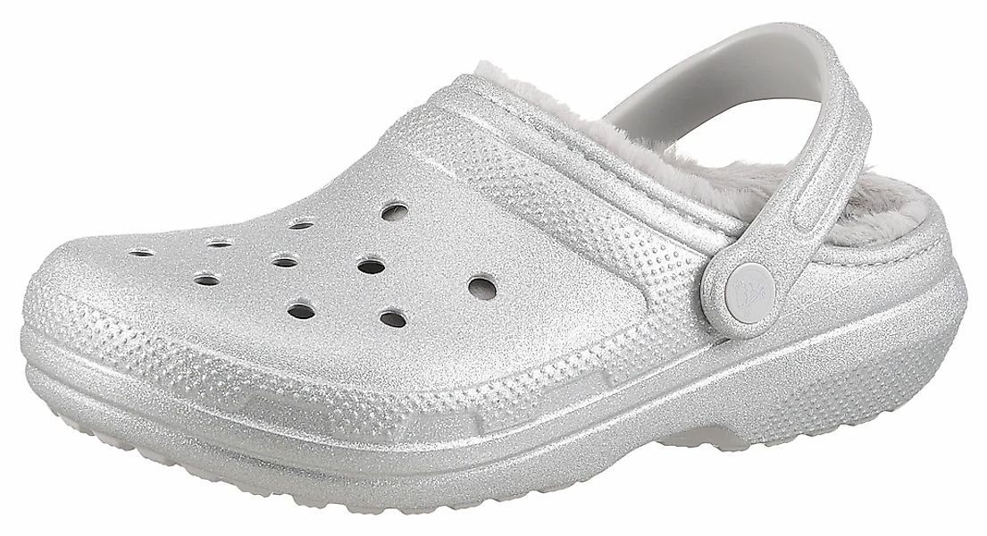 Crocs Clog "Classic Fuzz Lined Glitter" mit Lüftungsöffnungen günstig online kaufen