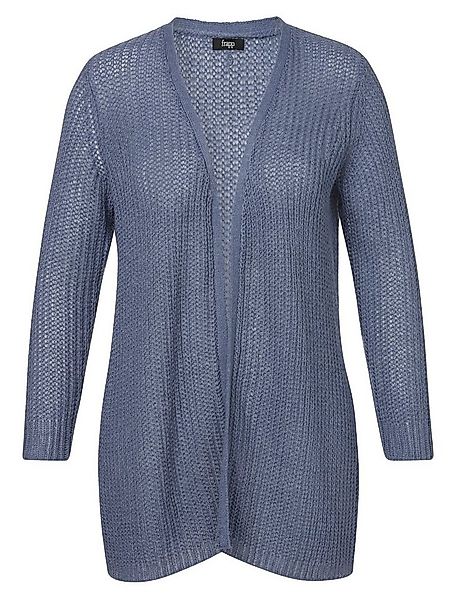 FRAPP Strickjacke aus unifarbenem Stoff günstig online kaufen