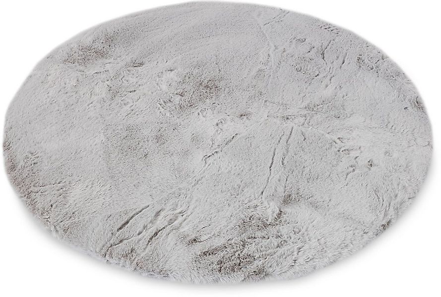 Gino Falcone Fellteppich Kuschelteppich Chiara, rund, Höhe: 30 mm, Kunstfel günstig online kaufen