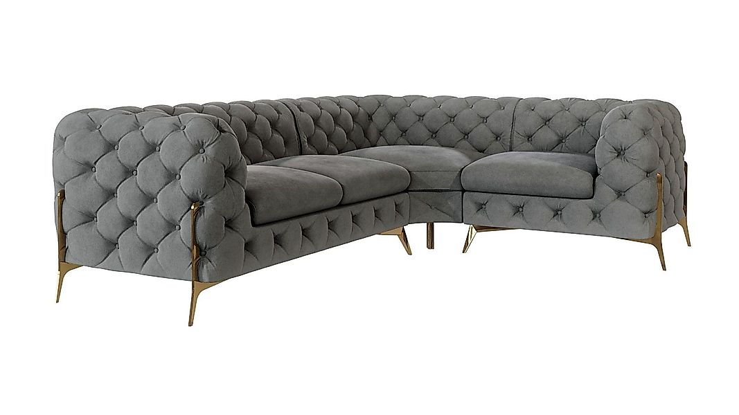 S-Style Möbel Ecksofa Ashley, Chesterfield mit günstig online kaufen