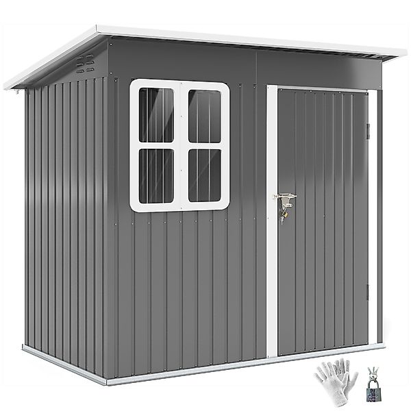 Outsunny Gerätehaus 2,55m², mit Tür, Fenster, günstig online kaufen