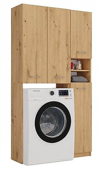 MAGOWA Waschmaschinenumbauschrank Badezimmer-Schrank-Set – Säulenregal + günstig online kaufen