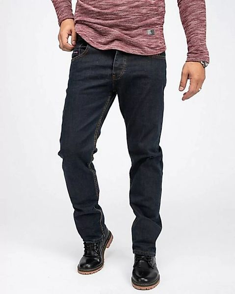 Rock Creek Straight-Jeans Herren Jeans Rinsedwashed Denim RC-2165 günstig online kaufen