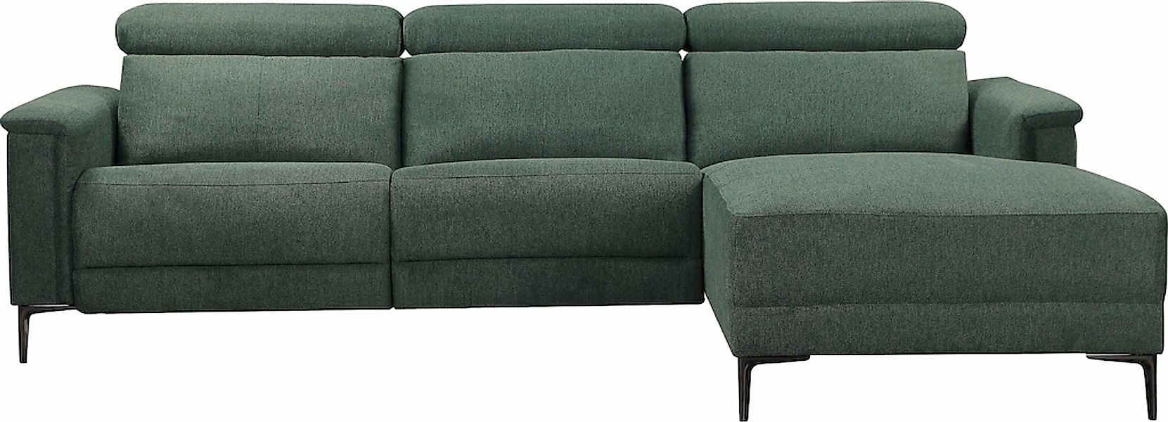 Home affaire Ecksofa "LUND, L-Form, 261cm, man. o. elektr. Relaxfunktion (m günstig online kaufen