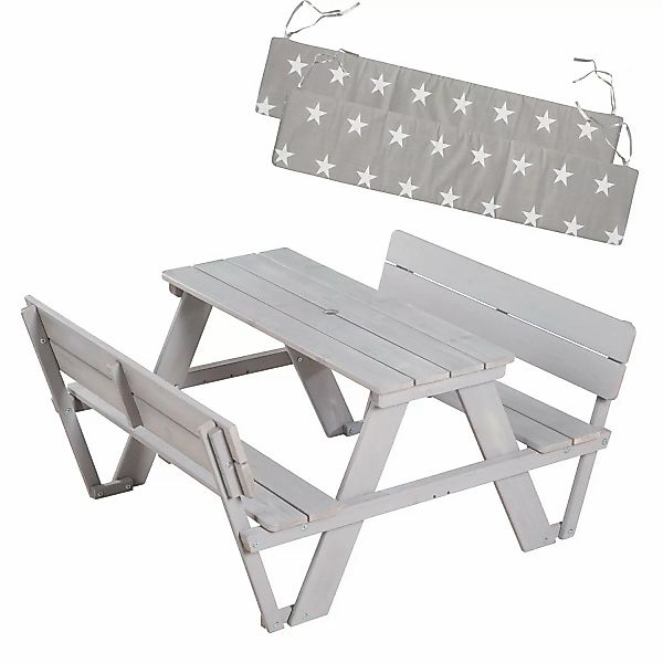roba® Garten-Kindersitzgruppe Outdoor+, mit 2 Bänken, günstig online kaufen