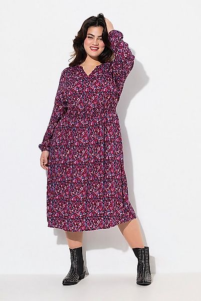 Angel of Style Midikleid Midikleid A-Linie Herzchenmuster günstig online kaufen