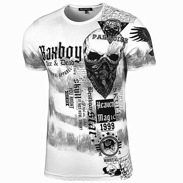 Baxboy T-Shirt Baxboy T-Shirt Rundhalsshirt mit Markenprint B-07 günstig online kaufen