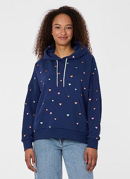 Ragwear Kapuzensweatshirt PIRITA HEARTS mit seitlichen Eingrifftaschen und günstig online kaufen