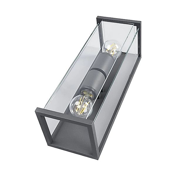 Lucande Wandleuchte Außen Annalea 9616110 Spritzwassergeschützt Modern in S günstig online kaufen