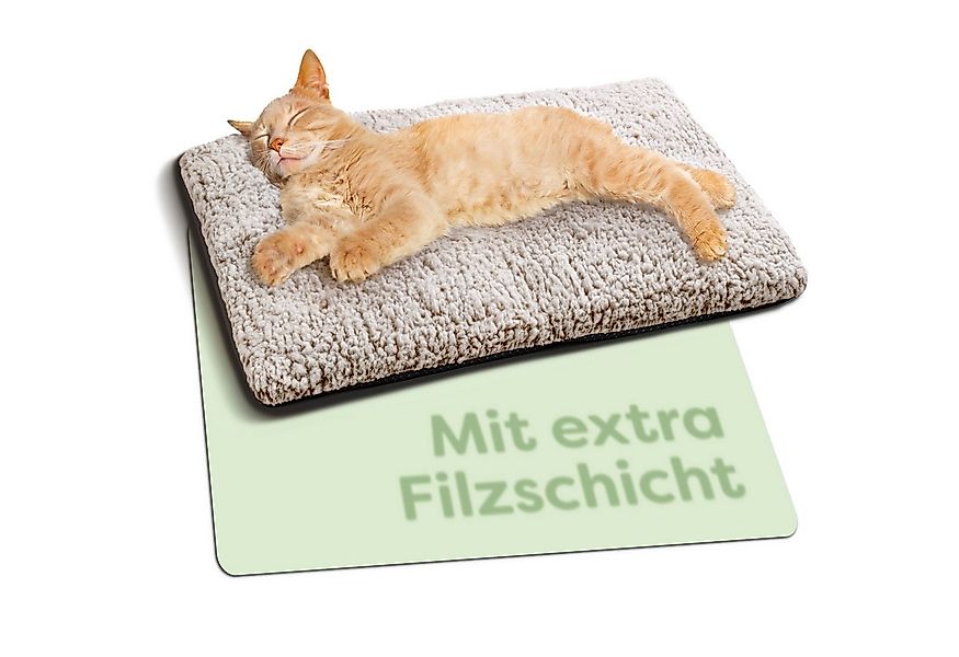 Knupis Tierdecke Selbstheizende Haustierdecke Grau 60x45cm, rutschfest & wa günstig online kaufen