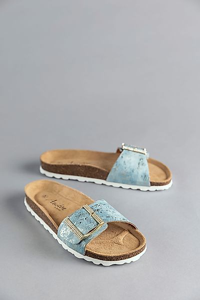 Aniston SHOES Pantolette, Sommerschuh, Strandschuh, Glitzersteine günstig online kaufen