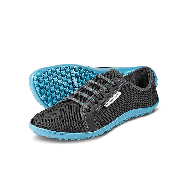 Leguano Aktiv anthrazit, blaue Sohle Barfußschuh günstig online kaufen