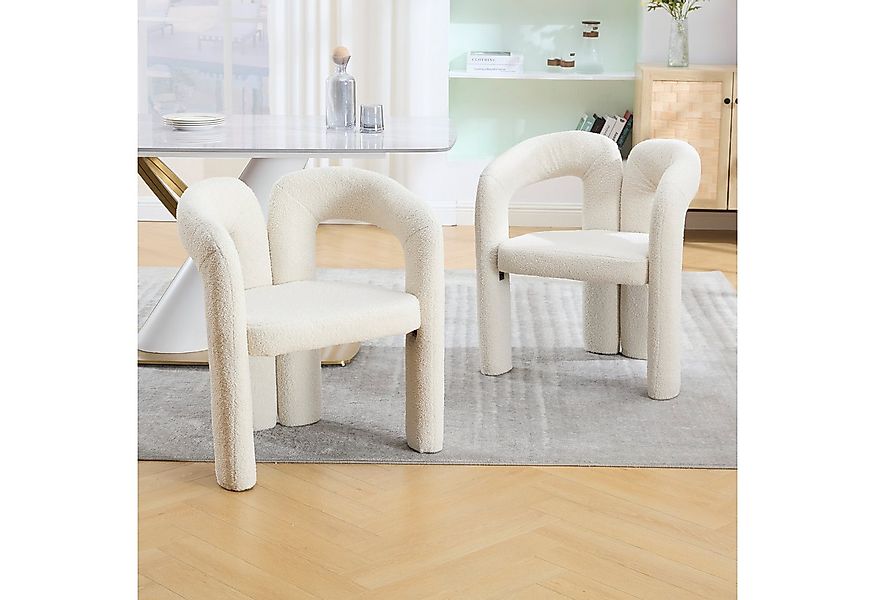 HAUSS SPOLE Esszimmerstuhl 2er-set Relaxsessel Wohnzimmerstuhl Schminkstuhl günstig online kaufen