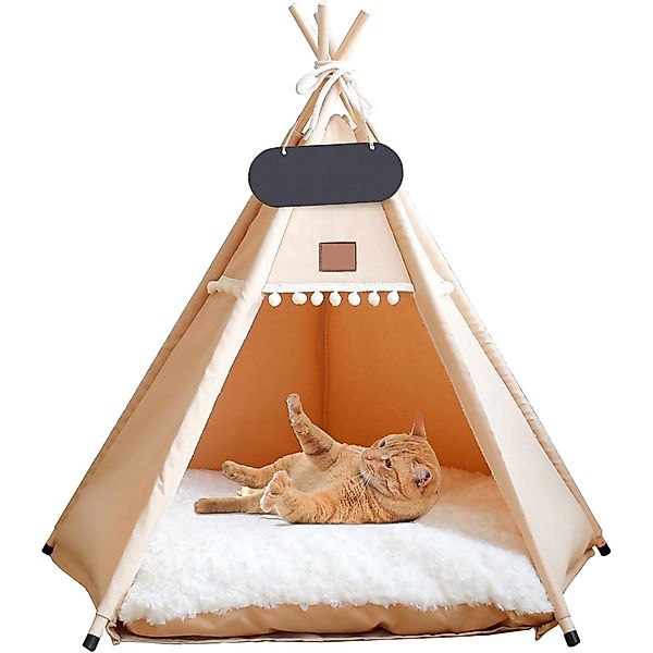 zggzerg Tierbett Hundezelt Katzenzelt mit Kissen günstig online kaufen
