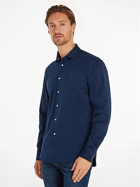 Tommy Hilfiger Businesshemd "CL KNITTED SOLID Regular Fit SHIRT", mit Kentk günstig online kaufen