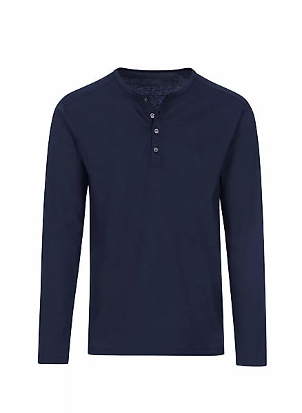 Trigema Longsleeve "TRIGEMA Langarmshirt mit Knopfleiste" günstig online kaufen